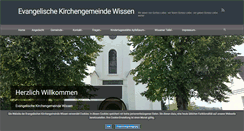 Desktop Screenshot of evangelisch-in-wissen.de